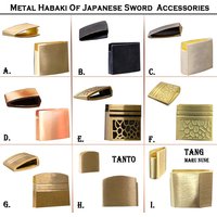 Brass Habaki-Japanese Katana Habaki,Habaki Sword, Copper Material,Habaki Japanese Sword -Tanto Habaki