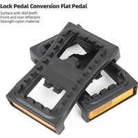 AliExpress MTB Pedals Flat Pedal Pedals Adapter Bike Pedals Bicycle Cleat For SPD M520 M540 M780 M980 Clipless Mountain Bicycle Pedals