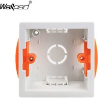 1 Gang Dry Lining Box For Gypsum Board Plasterboard Finish Pladur UK Drywall Teenager 35mm Depth Placo Recessed Mysterious Box