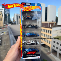 In Stock 2025 Hot Wheels FORMULA 1 1/64 5 Packs MONEYGRAM HAAS F1 TEAM ATLASSIAN WILLIAMS Collectible Car Toy Diecast Vehicle