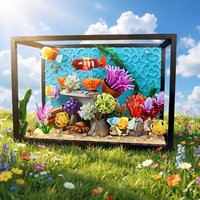 New 2026 Tropical Aquarium Fish Tank Decoration Marine Animal Assembly Holiday Gift Education
