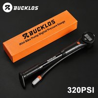 AliExpress BUCKLOS Bike Pump 320PSI High Pressure Hand Air Inflator Digit Display Portable Air Pump for Schrader Presta Valve Cycling Pump