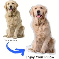 Customizable Pet Photo Pillow Comfortable and Intimate Personalized Dog and Cat Pillow A Great Gift for Friends and Family.