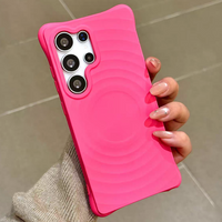 Candy Color Ripple Pattern Cover For Samsung S25 Ultra Magnetic Case For Galaxy S24 Ultra S25 Plus S23Ultra Shockroof Shell