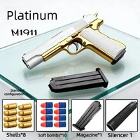 Newest Shell Ejecting Airsoft Pistol Soft Bullet Toy Gun For Children Outdoor Shooting Game Boys Gift