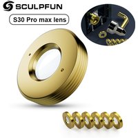 SCULPFUN – lentille Standard pour Laser S30 Pro Max, Surface renforcée, Anti-huile et Anti-fumée, haute transparence, facile à installer, 6 pièces