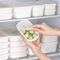Japanese Multi-Specification Refrigerator Crisper Microwave Oven Can Use Kitchen Crisper Outdoor Crisper Storage Box