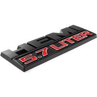 Garde-boue de porte latérale 3D avec emblèmes de 5,7 litres pour RAM Challenger Grand Cherokee 2009-2019 1500 2500 3500