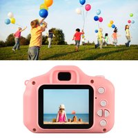 Kids Digital Camera Video Shooting Plastic Silicon Pink HD Image USB Charging Kids Video Camera for Kids for Camping