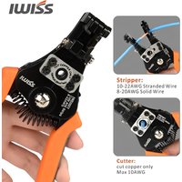 IWS-0822 Automatic Stripping Pliers wire stripper Multi-function electrician wire Cable Cutter multifunctional Tool