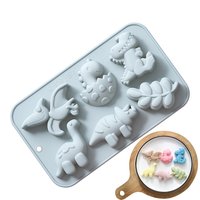 Dinosaur Jello Mold 6 Cavity Different Dinosaur Silicone Molds Silicone Kawaii Animal Dino Mold For Kids Cute Dinosaur Molds