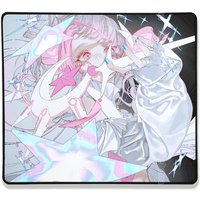 Anime Girls Magic Circle PC Gaming Mouse Pad Dark Mask Speed E-Sports Waterproof Kawaii 45x40CM Gamer Accessories Office DeskMat