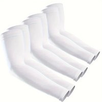 AliExpress NONE 3 Pairs Breathable Cooling Ice Silk Arm Sleeves UV Sun Protection High Elastic Arm Covers for Outdoor Cycling Mountaineering