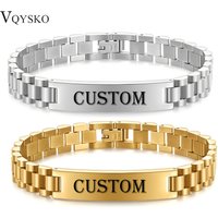 Fashion Watch Chain 10mm Smooth Titanium Steel Bracelet for Men Customizable Personalized Male Gentleman Business Gift Jewelry