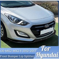 For Hyundai I30 MK2 MK2.5 Car Front Lower Bumper Lip Splitter 2012 2013 2014 2015 2016 2017 Body Kit Trim Diffuser Tuning
