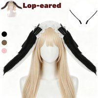 Halloween Lop-eared Rabbit Headpiece Animal Comic Cosplay Prop Lolita Rabbit Big Ears Headband Cute Performance Prop