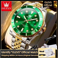 OLEVS 9809 Men's Watch Original Waterproof Automatic Date Rotation Ring Luxury Brand Diving Quartz Men's Watch Reloios Masculino