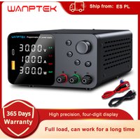 Wanptek Laboratoryjny zasilacz regulowany 30V 5A 30V 10A 60V 5A 120V 3A z wyjściowym alarmem zwarciowym Zasilacz DC