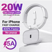 For Apple PD 20W Fast Charger For iPhone 15 13 12 11 14 16 Pro Max Plus X XR XS MAX iPad Quick Charger USB C Fast Charging Cable