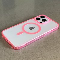 Magnetic For Magsafa Hybrid Case For iPhone 16 15 14 13 12 11 Pro XS Max Plus Mini X XR Candy Color Matte Hard Cover Silicone