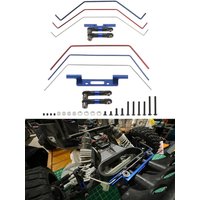 RC Sway Bar Kit Front & Rear Anti-Roll Bar Wide Sway Bar for 1/10 Traxxas Slash 2WD RC Car