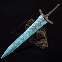 30cm Japanese Game Dark Moon Greatsword Metal Samurai Sword Model Desktop Ornament Model Crafts Gifts Gifts Toys