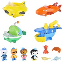 Hot Toys The Octonauts Original GUP Vehicles Toys Action Figures Kwazii Barnacles Peso Gift Toy Children Gift