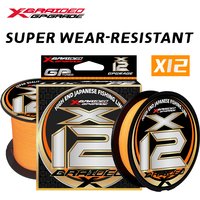 New YGKX Colorfast 12 Strands Braided Fishing Line 100/150/200/300/500/1000M Japan Smooth Multifilament Fishing PE Lines Seawate
