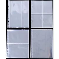 10Pcs A5 Photo Album Binder Sleeves 1P 2P 4P Photo Album Binder Refill Inner Cards Photocard Refill Bags Pocket Instax Name Card