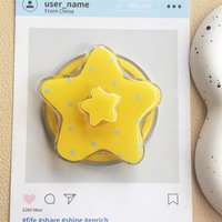 Star Rotatable Cartoon For Magsafe Phone Magnetic Griptok Stand For iPhone Funny Foldable Wireless Charging Case Holder