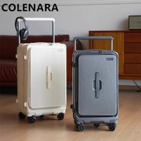 COLENARA 20 Inch Cabin Carry With You Suitcase 28 Inch Large Capacity Trolley Case ABS+PC Password Box Universal Wheel Luggage
