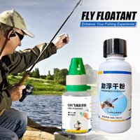 Long-Lasting Dry Fly Floatant Powder Fly Tying Float Powder Fishing Accessory for Enhancing Fly Bait Floating Performance