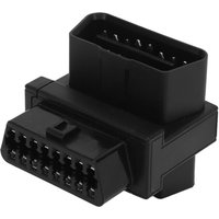 ABS OBD2 Adapter 16 Pin Male to 2 Female Plug and Play Splitter Connector for Diagnostic Extender obd2 Scanners GPS HUD