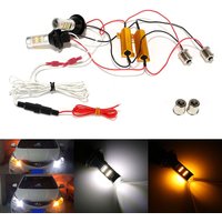 Car Turn Signal Light 2 In 1 DC 12V 1156 42 LEDs Daytime Running Lights Auto Lamps Car-styling 2Pcs/Set LED Car DRL