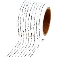 NEW 1X 10M Decorative Vintage Paper Script 30mm Wide Washi Tape for Scrapbooking Planner Adhesive Masking Tape Kawaii Papeleria