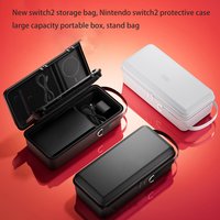 2025New For Switch 2 Storage Bag with OLED Protective Cover, Large Capacity Portable Hard Shell Bracket Bag