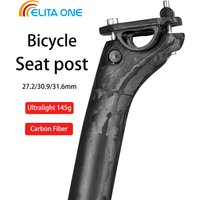 AliExpress ELITA ONE Elitaone Carbon Fiber Seatpost 27.2/30.9/31.6mm Matte Black Offset 20mm Lightweight Durable MTB Road Bike Seat Post Bicycle Part