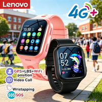 Lenovo – inteligentny zegarek GPS dla dzieci, wodoodporny, z obsługą 4G, slotem na kartę SIM, funkcją wykonywania połączeń i aparatem – miniaturowy zegarek elektroniczny, idealny na prezent urodzinowy