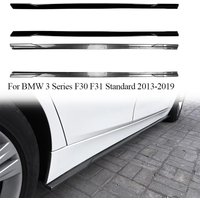Car Side Skirt Extension For BMW 3 Series F30 F31 Standard 2013-2019 Car Side Skirt Splitter Diffuser Tunning Winglet Bumper Lip