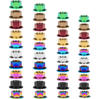AliExpress Wanyifa Titanium Nut M5/M6/M8/M10/M12/M14/M16 Flange Nut Bolt Cap for Motorcycle Bicycle