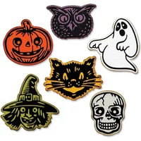 2023 July New Retro Halloween Witch Ghost Pumpkin Owl Metal Cutting Dies For Making Greeting Card Scrapbooking No Clear Stamps