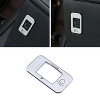 ABS Car Lights Chrome Adjust Switch Sticker Headlight Decoration Trim for Peugeot 208 2008 3008 2014-2018 Accessories
