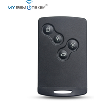 Myremotekey Remote Key Case Shell Card 4 Button 285970037R for Renault Koleos Laguna III Megane III Scenic III
