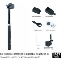 Seekrun S7 Dropper Post Wireless,Wireless Bluetooth Electric Seatpost for Mountain Bike Offroad Cycling Upgrade