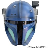 Star SW Captain Rex Helmet Phase II Wars Mandalorian Helmet Battle-damaged Handmade Cosplay Display for Prop Replica TK037
