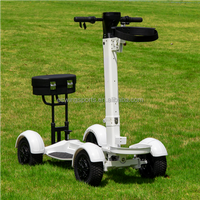Foldable Golf Carts Electric Scooter 4 Wheel Electric Golf Trolley with Golf Bag Holder