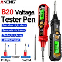 ANENG B20 Voltage Tester Pen Dual-use Screwdriver Double Head Insulated Slotted Cross Pen Screw Driver Repair Meter Hand Tools