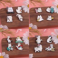 4pc Animal Brooch Collection Unique Animal Pins for Jackets Bags DIY Accessories Gift