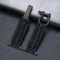 Armband für Apple Watch Serie Band Ultra 49mm 7 8 45mm 41mm Nylon Regenschirm Seil Armband iwatch 6 5 4 3 2 38mm 40 mm 44mm 42mm