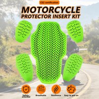 Original CE Level 2 Certified Motorcycle Back Protector Impact Resistance Shoulder/Elbow Body Armor Pads For Motorcycle Jackets